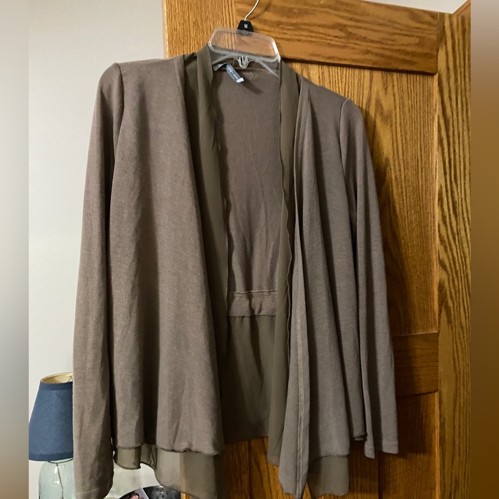 Mocha cardigan size S/M more like a small